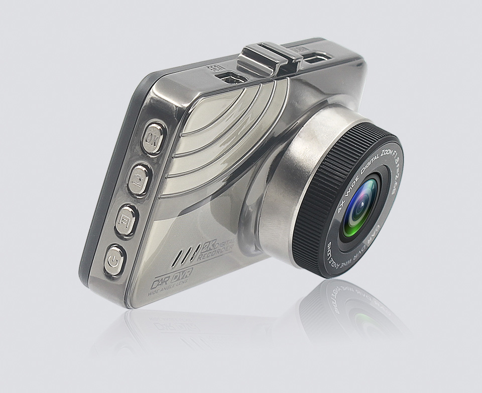 H600 NTK9665 3.0 Inch LCD Dash Camera 1080P FHD 170 Degree Wide Angle Night Vision G-sensor Car Video Recorder - Silver
