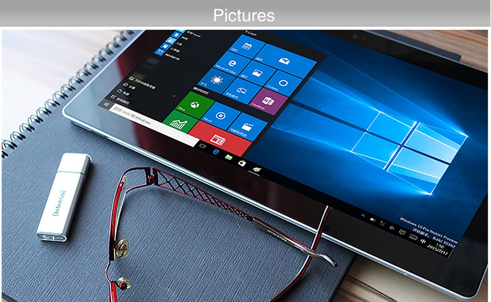 Jumper EZpad 6 Plus Tablet Intel Apollo Lake N3450 Quad Core 11.6 Inch 1920 x 1080 Windows 10 6GB RAM 64GB eMMC - Black+Silver