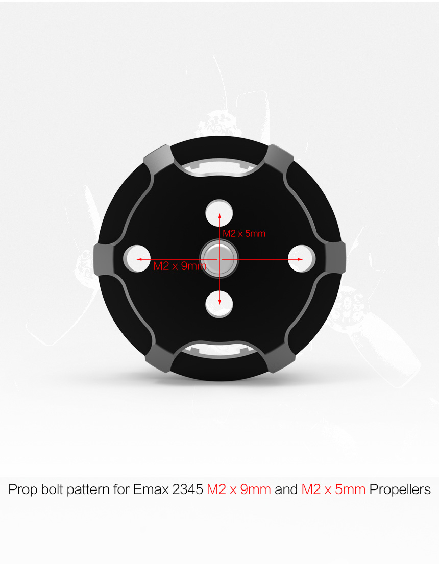 EMAX RS1106 1106 7500KV Micro Brushless CW Motor for FPV Rcing Drone