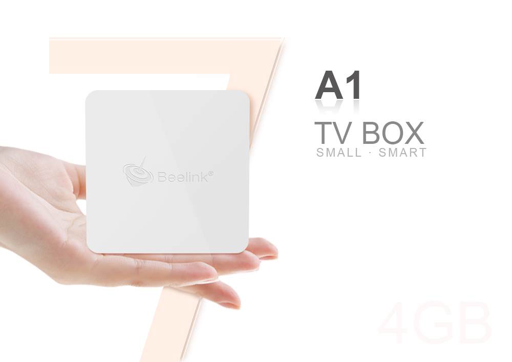 Beelink A1 4GB/32GB Android 7.1.1 RK3328 KODI 17.3 4K HDR TV Box 802.11ac WiFi Bluetooth 1000M LAN USB3.0 EU