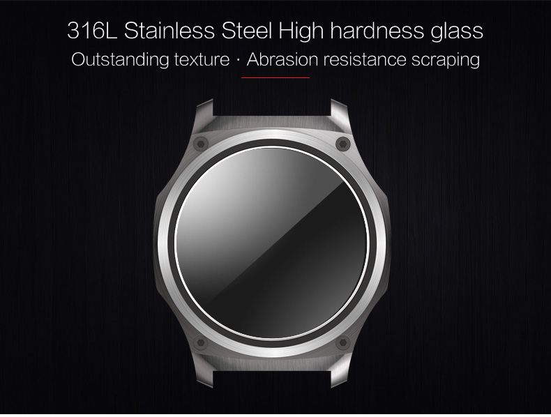 Y5 3G Smartwatch Phone MTK6580 Quad Core 1.3GHz GPS IP65 Water Resistant Heart Rate Monitor Compatible For iOS Android - Silver