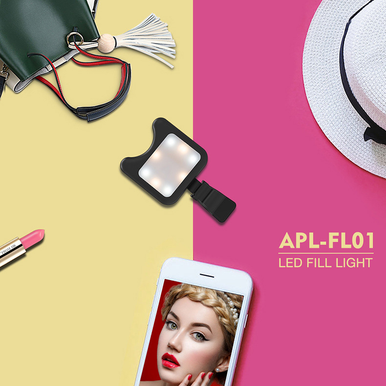 Apexel APL-FL01 Universal Led Fill Light Selfie Light For Mobile Phones Tablet PCs