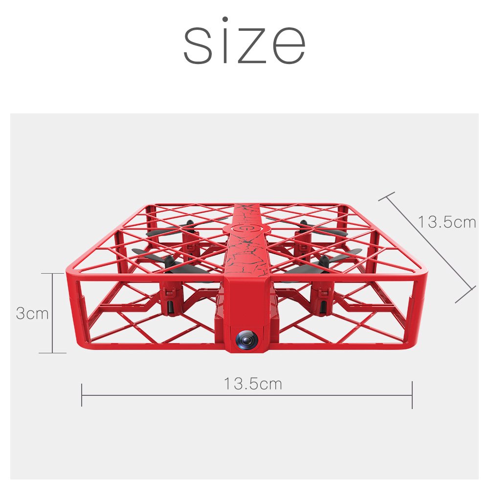 Zhicheng Z8 WIFI FPV RC Quadcopter with 720P HD Camera Altitude Hold Mode RTF - Red
