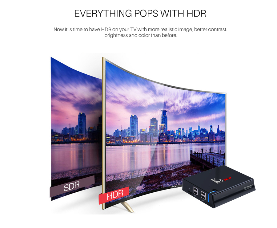MECOOL KII PRO Hybird STB DVB-T2 DVB-S2 DVB-C Android 7.1 Amlogic S905D 2GB/16GB TV BOX 802.11AC WIFI LAN KODI Bluetooth