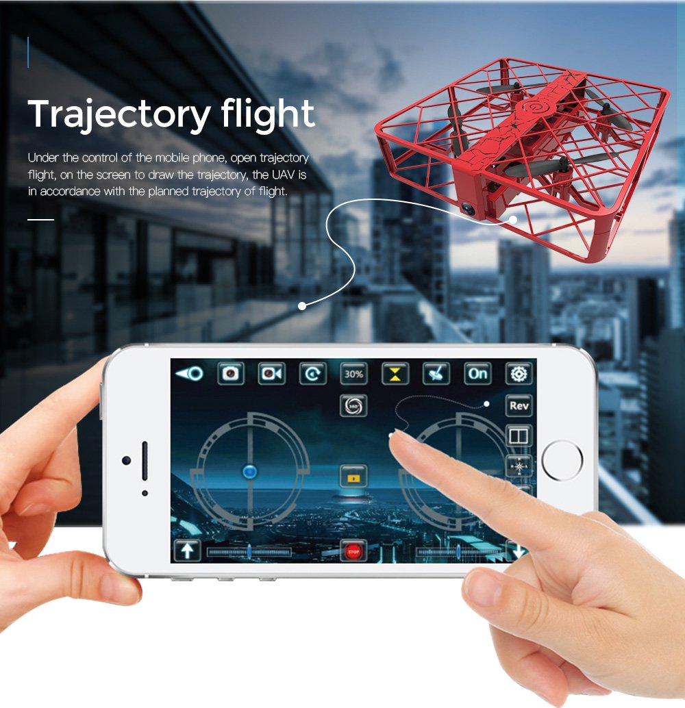 Zhicheng Z8 WIFI FPV RC Quadcopter with 720P HD Camera Altitude Hold Mode RTF - Red