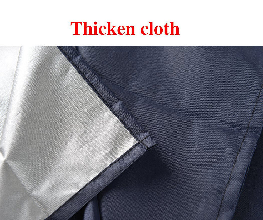 Rectangle Windscreen Snow Cover Windshield Magnet Dual Use Universal - Black + Silver