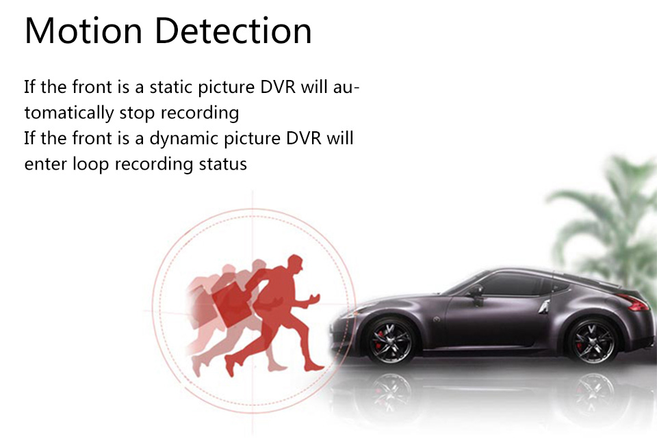 F80 NT96655 2.7 Inch Dash Camera 1080P FHD With Dual Lenses 120 Degree Wide Angle 350 Degree Rotation Night Vision - Grey