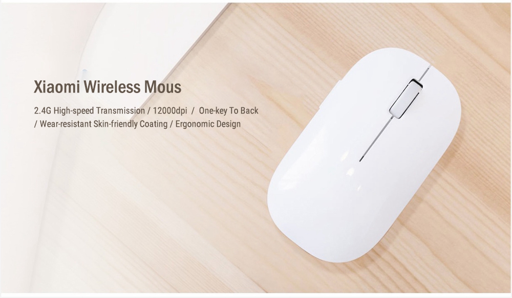 Xiaomi Yuemi Mechanical Keyboard + Black Wireless Mouse + Size S Metal Mouse Pad Office Kit - White + Black