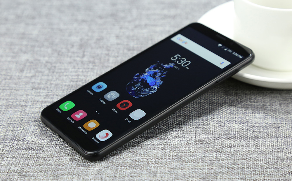 KEECOO P11 5.7 Inch Smartphone 18:9 Aspect Ratio HD Screen MT6737 Quad Core Dual 8.0MP Camera 2GB RAM 16GB ROM Touch ID Face Unlocking 3050mAh - Silver