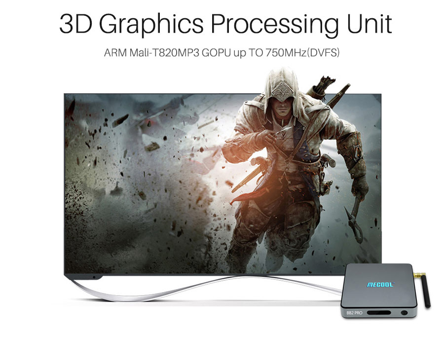 MECOOL BB2 PRO Android 7.1 3GB DDR4 16GB eMMC5.0 Amlogic S912 4K VP9 HDR TV BOX 802.11AC WIFI Bluetooth 1000M LAN KODI