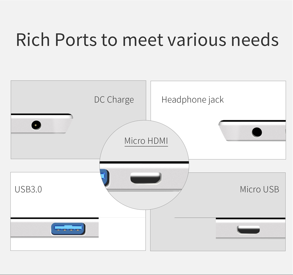 Jumper EZpad 6 Plus Tablet Intel Apollo Lake N3450 Quad Core 11.6 Inch 1920 x 1080 Windows 10 6GB RAM 64GB eMMC - Black+Silver