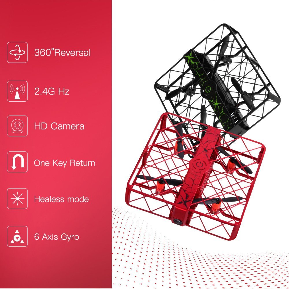 Zhicheng Z8 WIFI FPV RC Quadcopter with 720P HD Camera Altitude Hold Mode RTF - Red