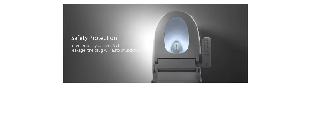 Xiaomi Mijia Smart Toilet Seat UV Sterilization IPX4 Waterproof Electric Bidet Cover Dual Self-cleaning Nozzle Intelligent Toilet Lid -White