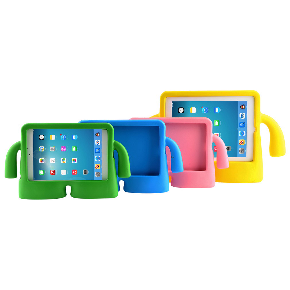 Child Protecting Cover Handle Foam Case Cover Stand For Apple For iPad 2/3/4 - Blue