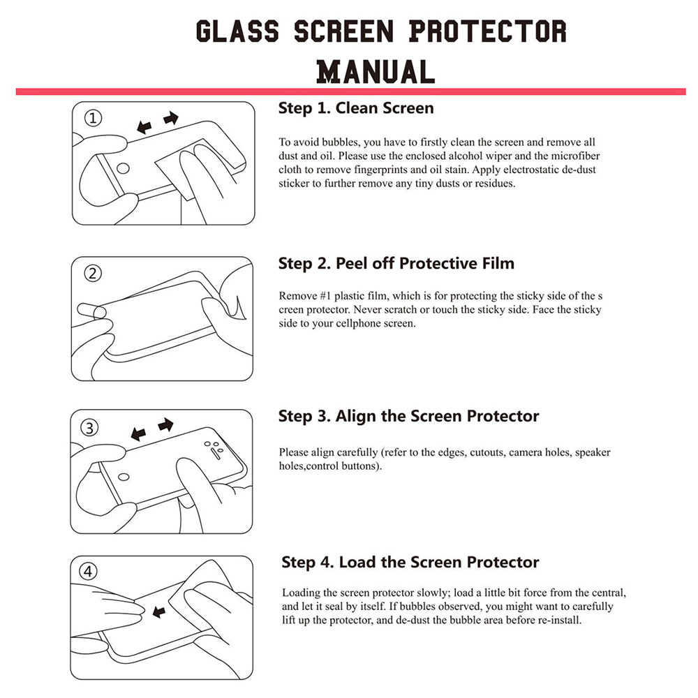 Transparent Xiaomi Redmi 5 Plus Tempered Glass ENKAY Hat-Prince 0.26 mm 2.5D Explosion-proof Membrane