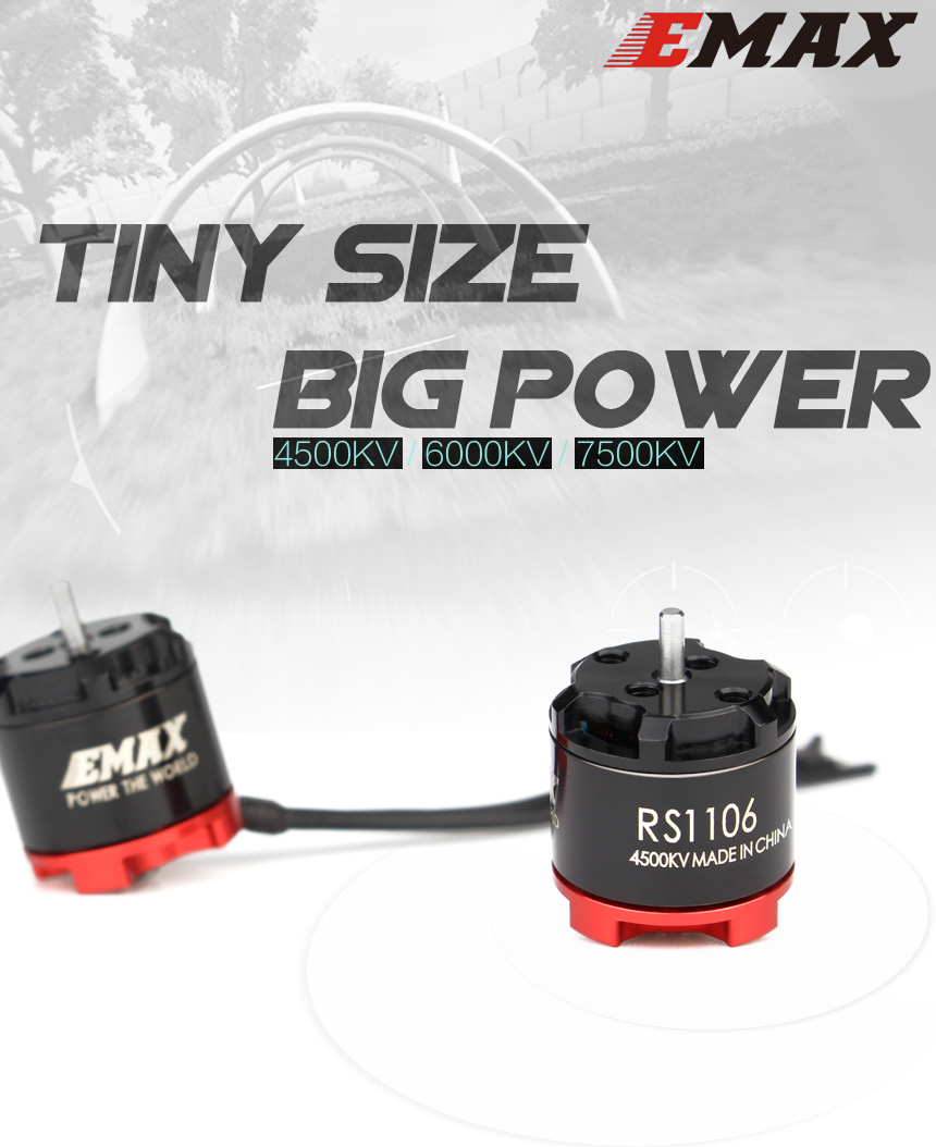 EMAX RS1106 1106 7500KV Micro Brushless CW Motor for FPV Rcing Drone