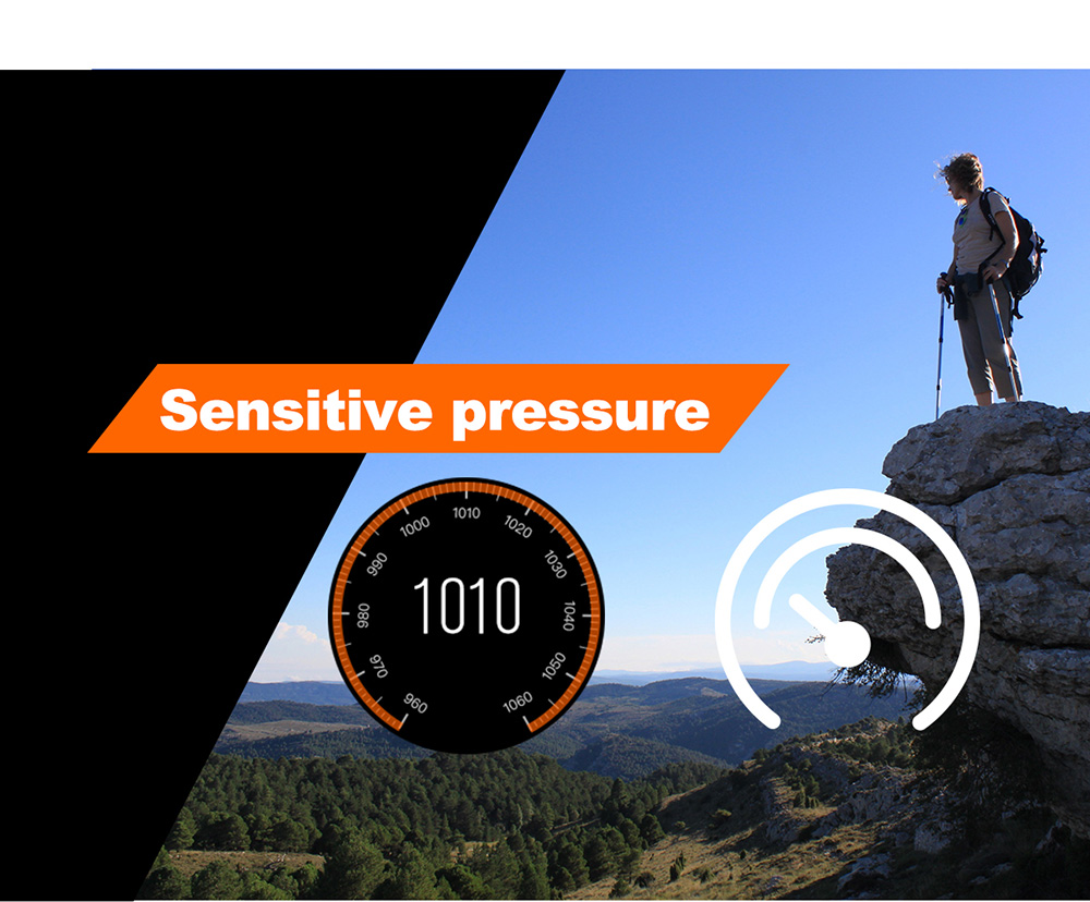 F1 Smartwatch MTK2503 GPS Heart Rate Monitor SMS Reminder Bluetooth Multi-Mode Sports - Black