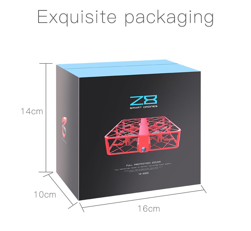 Zhicheng Z8 WIFI FPV RC Quadcopter with 720P HD Camera Altitude Hold Mode RTF - Red