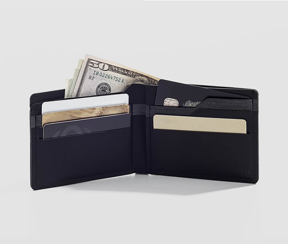 Xiaomi 90 Minutes Wallet Lightweight Purse Anti-theft RFID Safe Multiple Card Holder - Blue