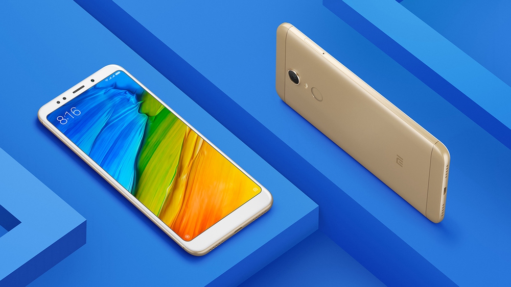 Xiaomi Redmi 5 Plus 5.99 Inch 4G LTE Smartphone 18:9 Full Screen MIUI 9 3GB 32GB Snapdragon 625 Octa Core 12.0MP Cam - Gold
