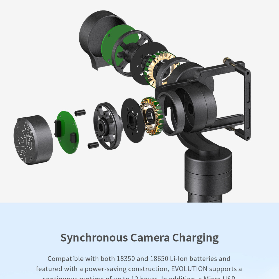 Zhiyun Evolution 3-Axis Handheld Camera Gimbal for GoPro Hero3/4/5