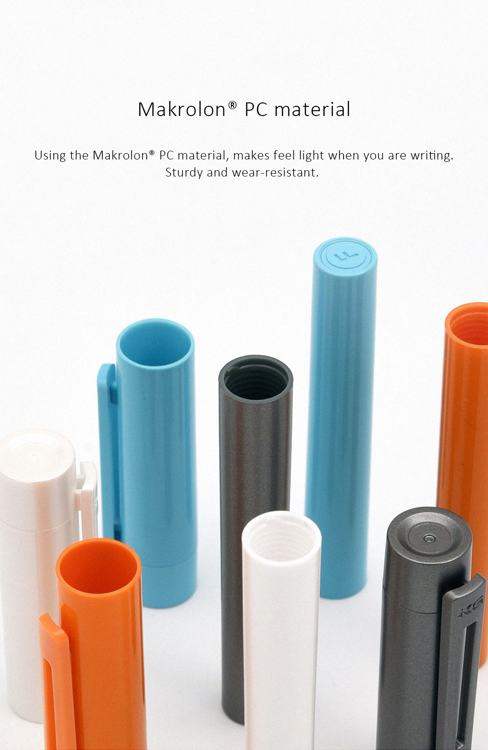 Xiaomi Mijia KacoGreen SKY Fountain Pen 0.3mm-0.4mm with Ink Sac Pen Box -Blue