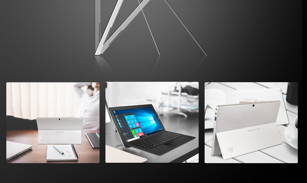 Jumper EZpad 6 Plus Tablet Intel Apollo Lake N3450 Quad Core 11.6 Inch 1920 x 1080 Windows 10 6GB RAM 64GB eMMC - Black+Silver