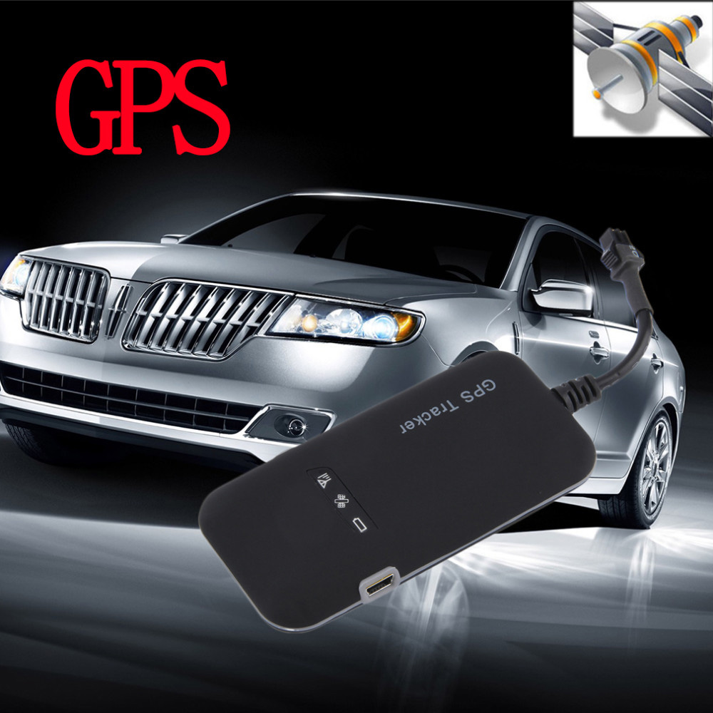 TK110 Car GPS Tracker Realtime GSM GPRS GPS Locator Vehicle Tracking Device Google Link Real Time - Black