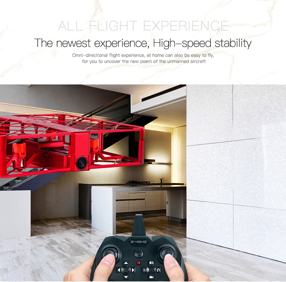 Zhicheng Z8 WIFI FPV RC Quadcopter with 720P HD Camera Altitude Hold Mode RTF - Red