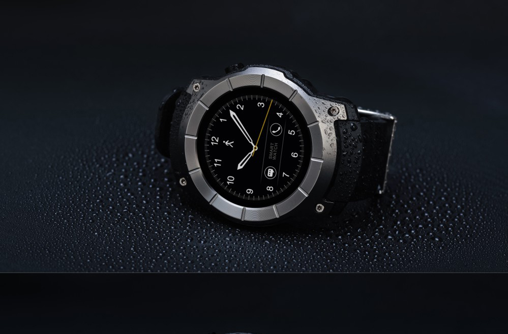 Makibes G05 Smartwatch GPS Bluetooth MTK2503 32GB TF Card SMS Reminder Multi-mode Sports Compatible with iOS Android - Black