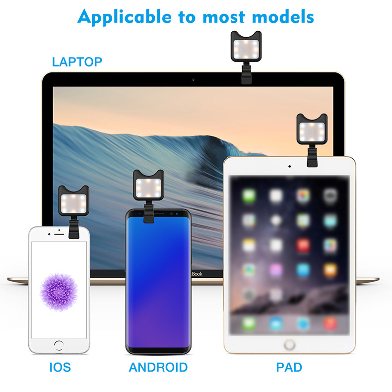 Apexel APL-FL01 Universal Led Fill Light Selfie Light For Mobile Phones Tablet PCs