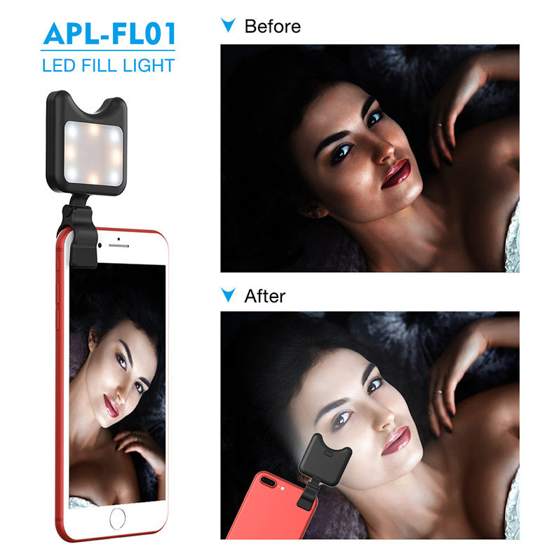 Apexel APL-FL01 Universal Led Fill Light Selfie Light For Mobile Phones Tablet PCs