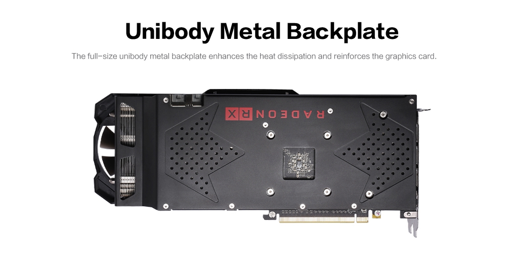 Yeston AMD RX580 8G DDR5 256Bit Graphics Card GPU Three Fans 8000MHz Support DP HDMI DVI PCI-E 3.0 - Black