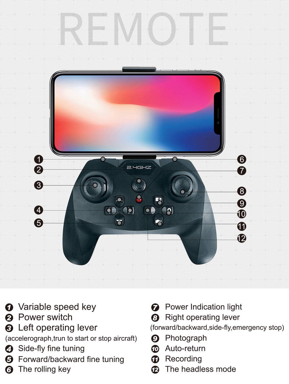 Zhicheng Z8 WIFI FPV RC Quadcopter with 720P HD Camera Altitude Hold Mode RTF - Red