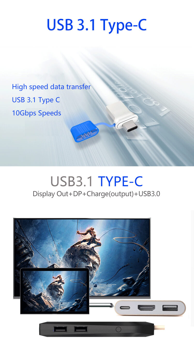 Bundle MEEGOPAD T08 Licensed Windows 10 Intel Z8350 4GB/32GB Ultra Compact MINI PC + Tronsmart TSM01 English Version Air Mouse