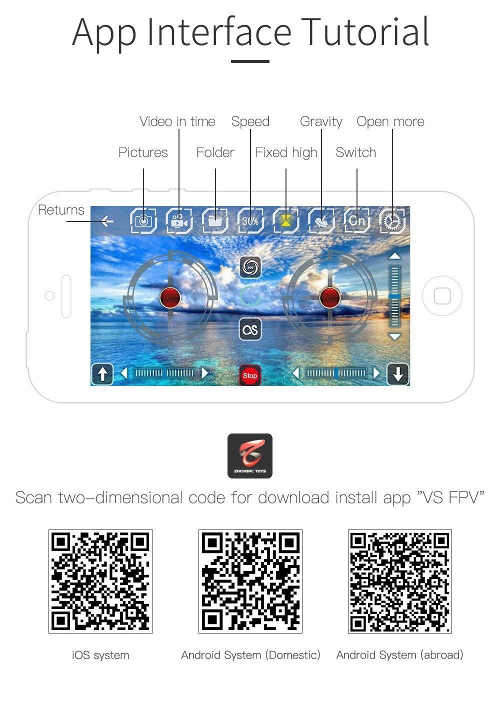 Zhicheng Z8 WIFI FPV RC Quadcopter with 720P HD Camera Altitude Hold Mode RTF - Red