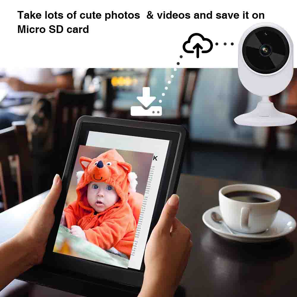 Virtoba C35 1080P WiFi IP Camera Baby Monitor 1/2.7 COMS 30fps Night Vision ONVIF Two-way Audio Home Security Camera
