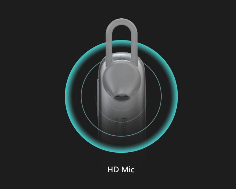 JOWAY H20 Wireless Bluetooth Stereo Headphones with Mic Noise Cancelling - White
