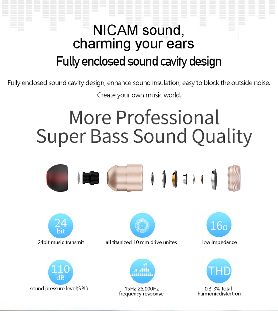 Binai A1 Wireless Bluetooth Headphones with Mic Smart Voice Magnetic Adsorption - Gray