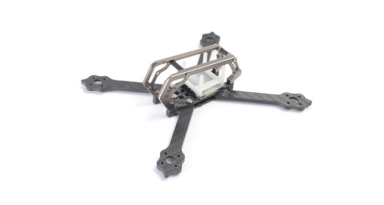 Diatone 2018 GT-M3 SX 143mm Carbon Fiber 3mm Arm Thickness Stretch X Frame Kit - Titanium