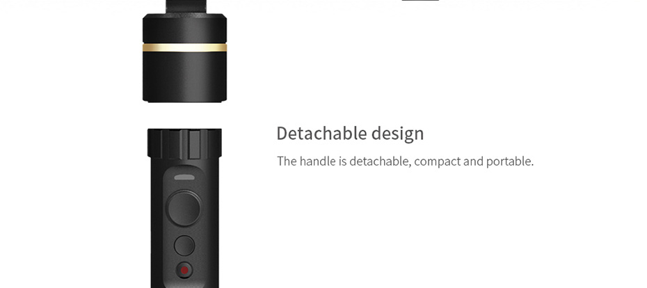 Feiyu Tech G5GS 3-Axis Brushless Handheld Gimbal Splash Proof for Sony AS50 X1000 Action Camera - Single Handheld