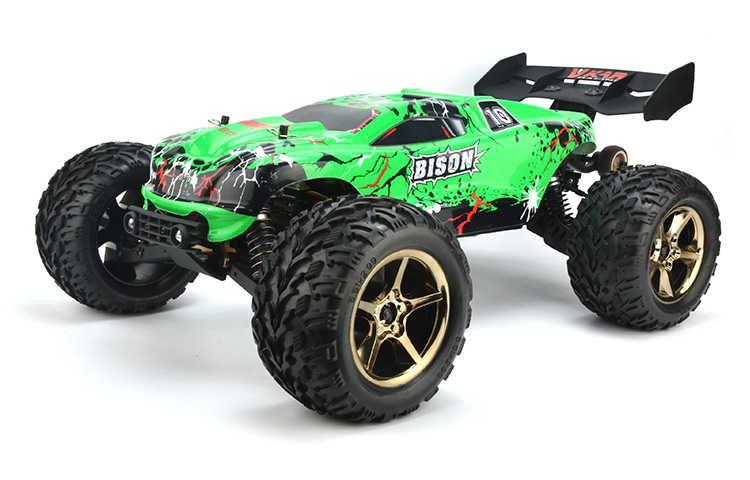 VKAR RACING BISON V2 2.4G 1:10 4WD Brushless Off-road with HOBBYWING 120A ESC RC Car RTR - Green
