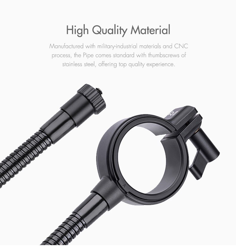 Zhiyun Crane 2 Handheld Gimbal Spare Parts 1/4 Thread Metal Holder with Flexible Pipe