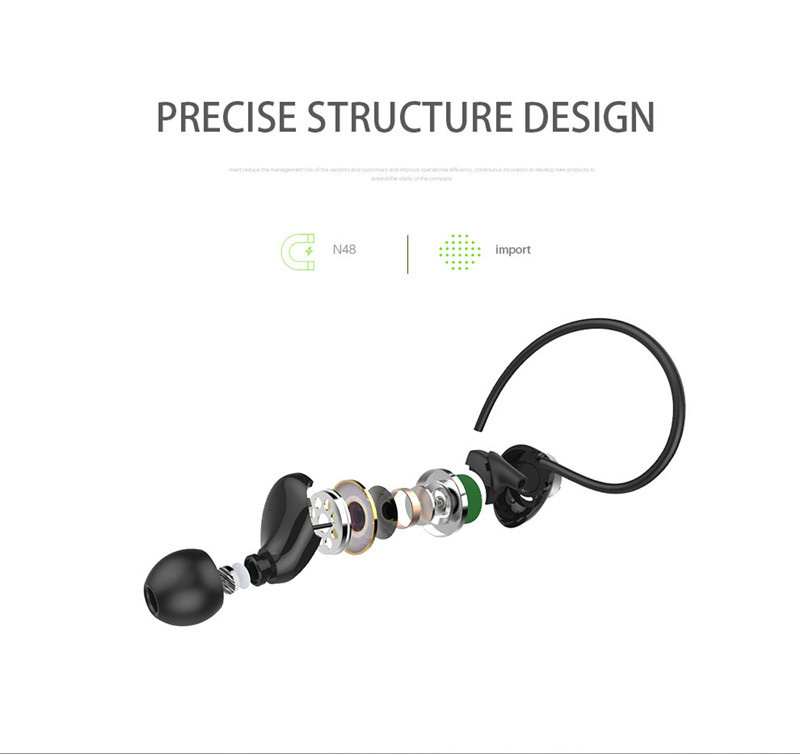 Joway H13 Wireless Bluetooth 4.1 Stereo Headset with Mic Noise Reduction - Green