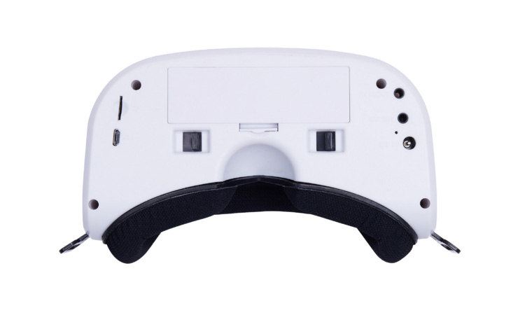 SJ RG01 5.8G 48CH FPV Goggles Dual-Display Diversity DVR with 3.7V 1500mAh Battery - White