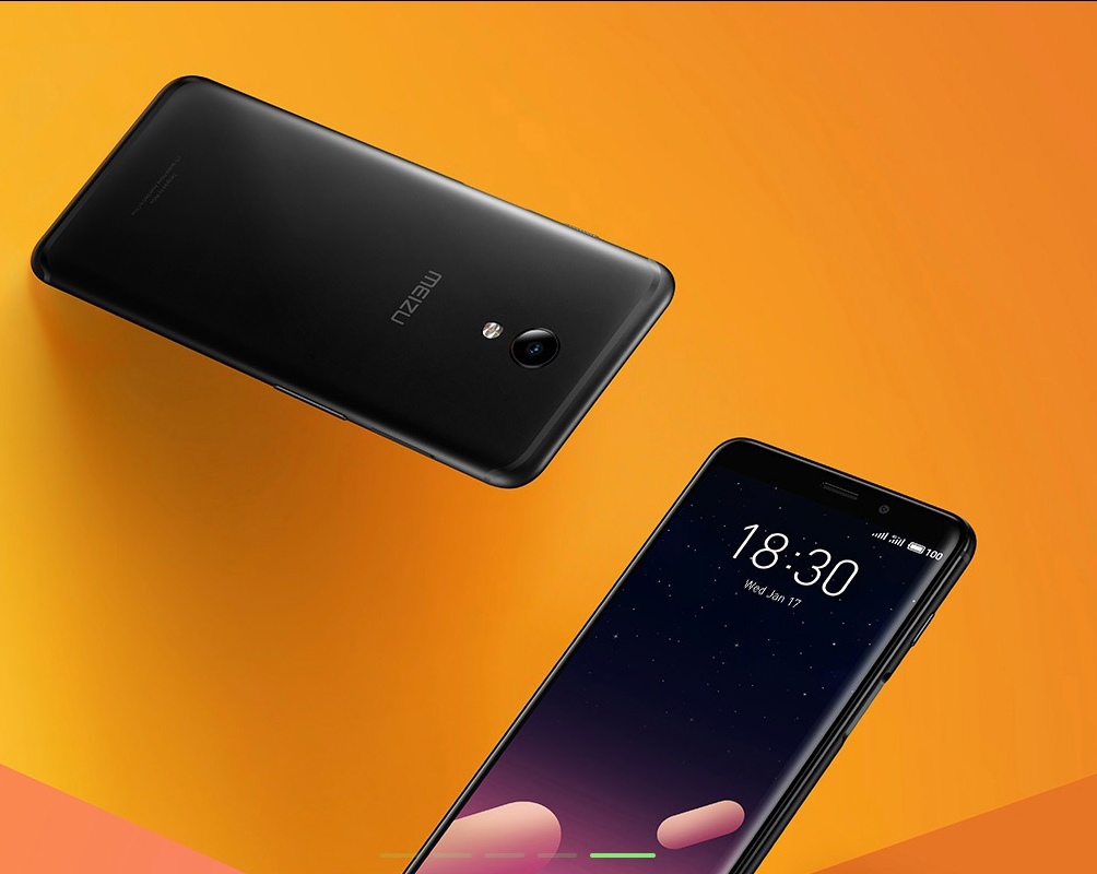 Meizu M6s 5.7 Inch 4G LTE Smartphone 18:9 Full Screen Exynos 7872 Hexa Core 3GB 64GB 16.0MP Camera Touch ID - Black