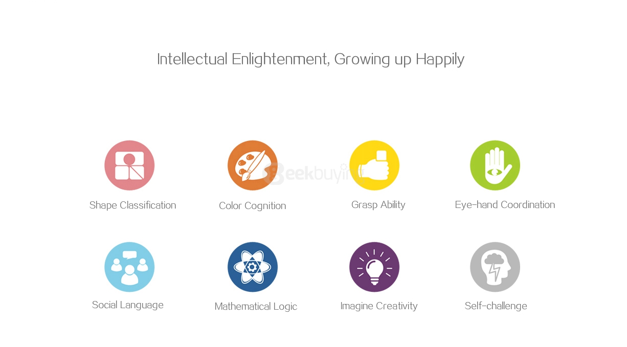 Xiaomi Hape 70PCS Puzzle Building Blocks 26 Letters 10 Numbers Educational Toys