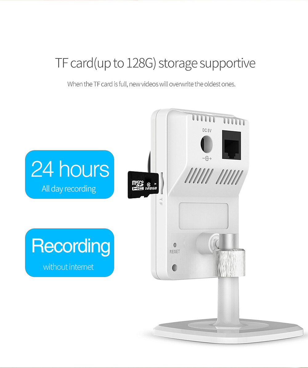 VStarcam C92S 1080P WiFi IP Camera Motion Dectection 2MP IR-CUT Infrared Night Vision Security Camera -White