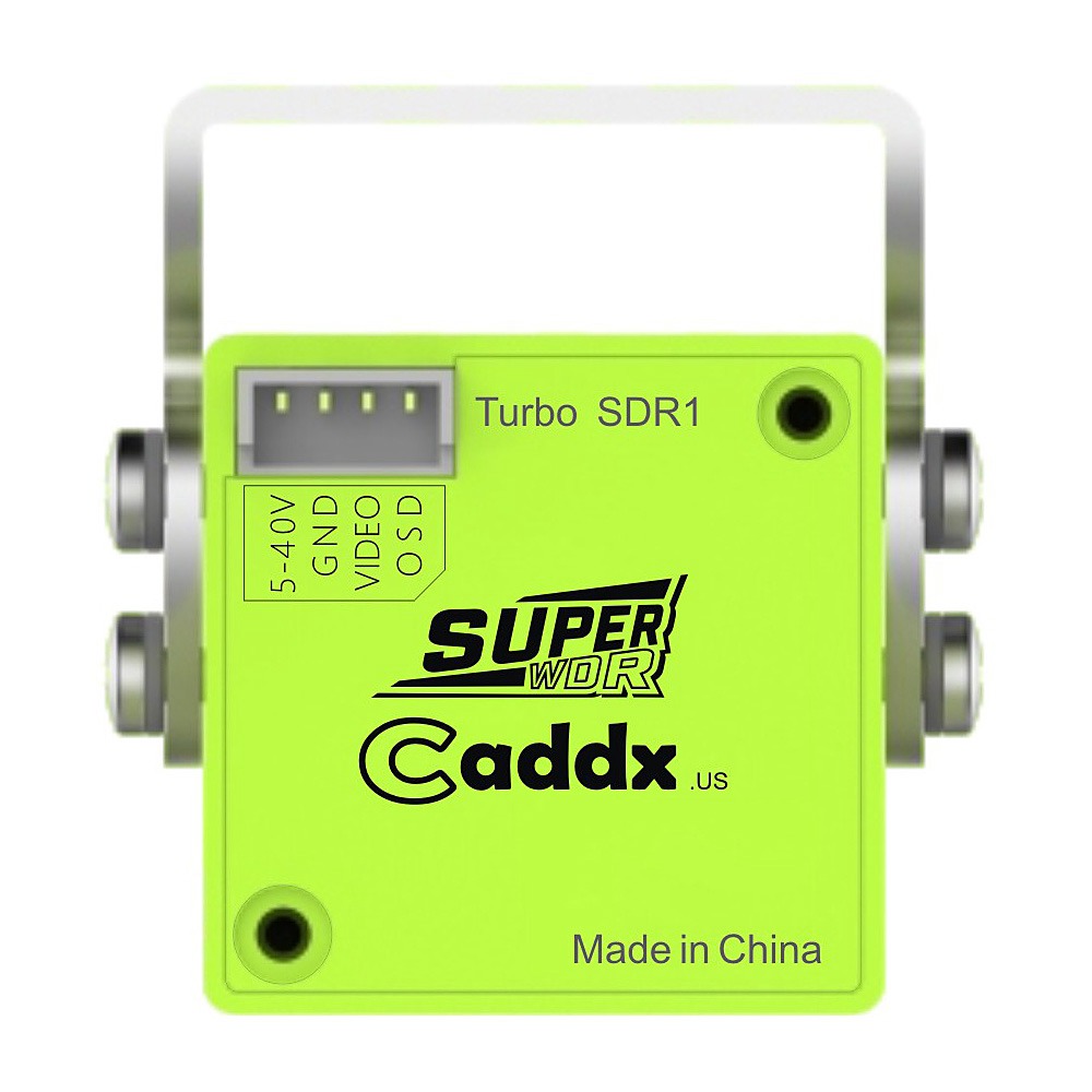 Caddx Turbo SDR1 FPV Camera Supper WDR 1200TVL 2.0mm 1/2.8' SONY Exmor-R STARVIS Sensor N/P 16:9/4:3 Switchable - Green
