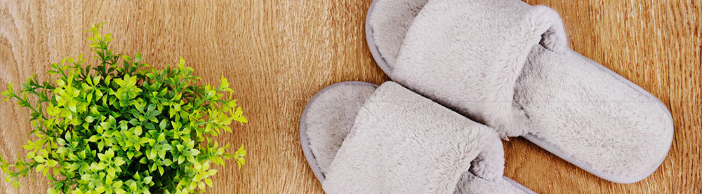 Xiaomi Mijia One Cloud Home Slippers Soft Faux Rabbit Fur Leisure Shoes -Grey/Size(39/40)